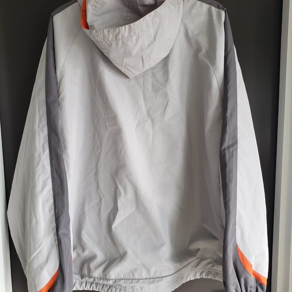 Champion Large Jacket and XXL Pants Grey & Orange Matching Track Suit - Picture 3 of 10